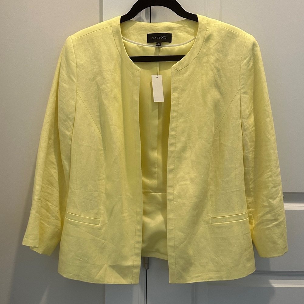 Talbots Yellow Blazer